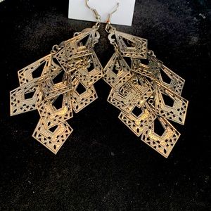 Long Dangling Lightweight Chandelier Earrings